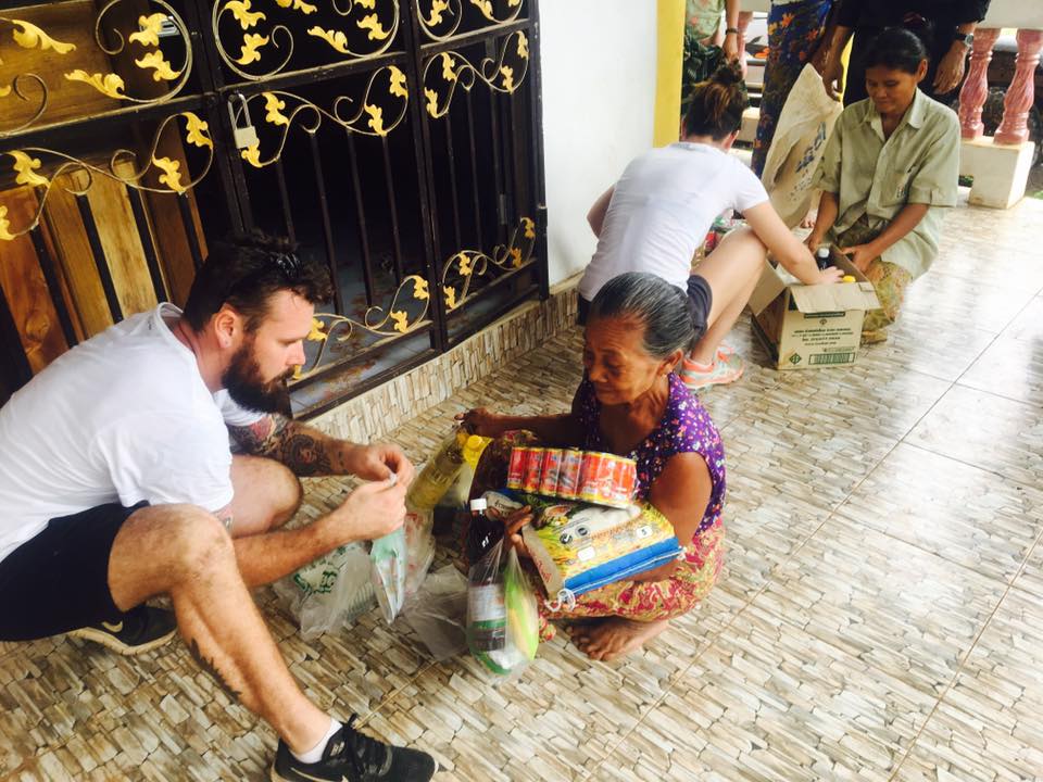 Food drops and a trip to the Library in Burma